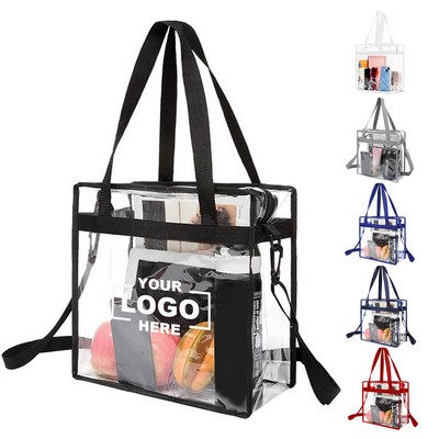 Clear Bags Tote Bag With Zipper