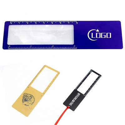 Magnifier Bookmark w/3" Ruler