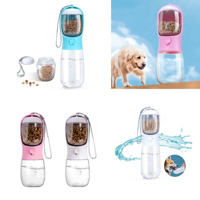 2-In-1 Pet Water And Food Bottle
