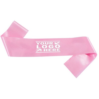 Personalized Printed Satin Sash