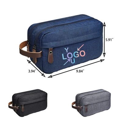 Hanging Canvas Travel Toiletry Bag