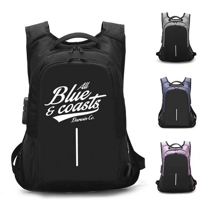 USB Charging College Backpack
