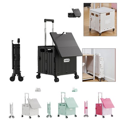Compact 20-liter Wheeled Shopping Trolley