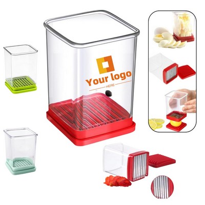 Fruit and Vegetable Speed Slicer with Push Plate