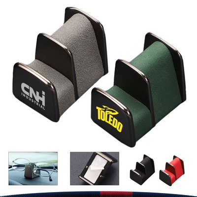 Zycril PU Leather Car Eyeglasses Stand