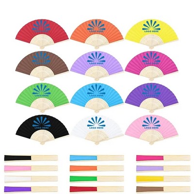 Full Color Folding Fan (Ocean)