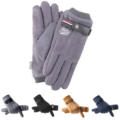 Fleece-Lined Driving Gloves