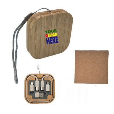 MOQ 3 pcs Wheat Straw USB Adapter Kit