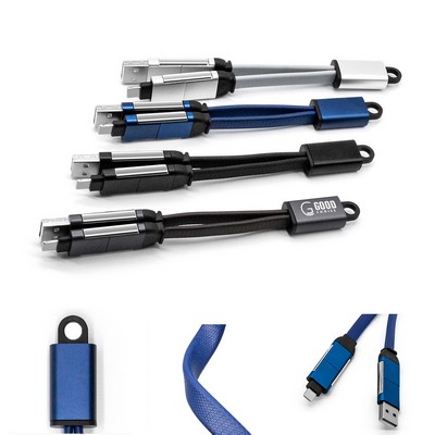 4-in-1 Keychain Fast Charging Data Cable