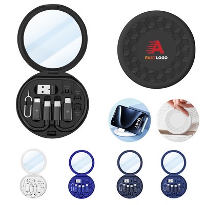 6 in 1 Adapter Cable with Holder Mirror