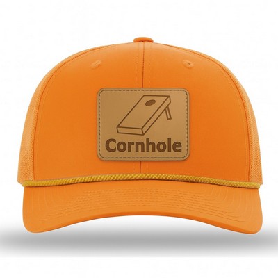 Richardson Laser Perf Rope Cap w/Embroidery or leather patch