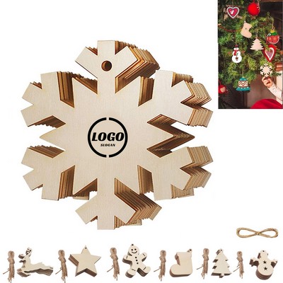 Unfinished Wooden Christmas Ornaments