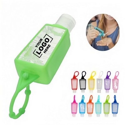 1 Oz Silicone Container Antibacterial Hand Sanitizer