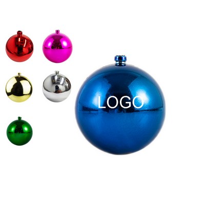 Electroplated Plastic Christmas Baubles-2.7"