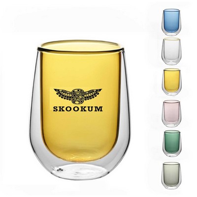 7oz Clear Double Wall Glass