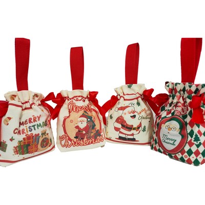 Christmas Candy Canvas Bag