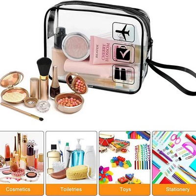 Clear Travel Toiletry Bag With Handle