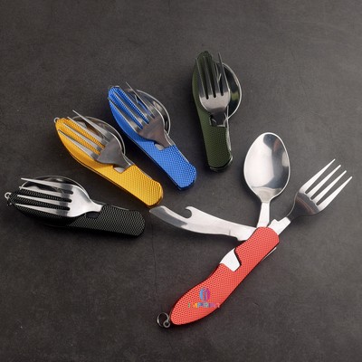 4-In-1 Camping Eating Utensils