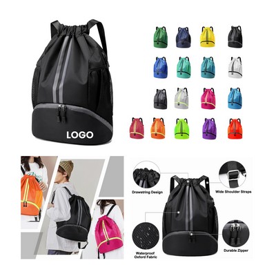 Waterproof Sports Drawstring Backpack