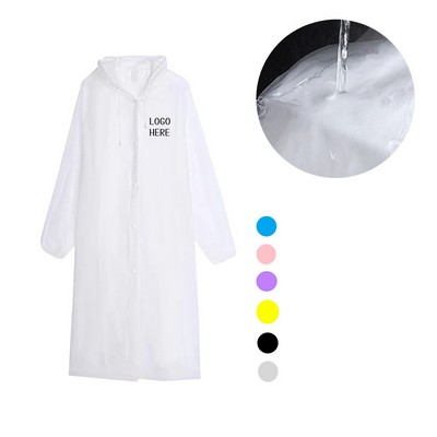 Non-Disposable Adult Long Raincoat