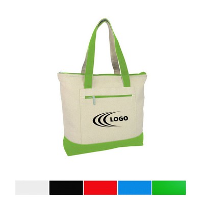 12oz Colorful Canvas Tote Bag