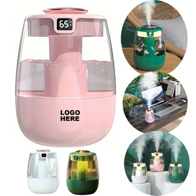 Custom Logo Large Capacity Smart LED Humidifier for Office Bedroom