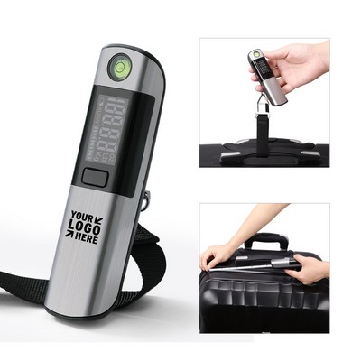 Digital Luggage Scale with Tape Measure and Level