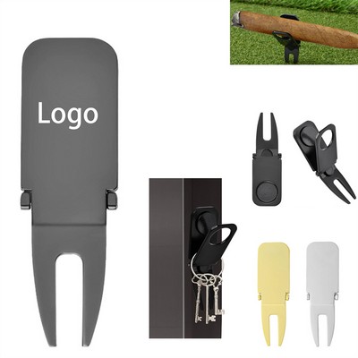 Golf Putting Green Fork with Stand