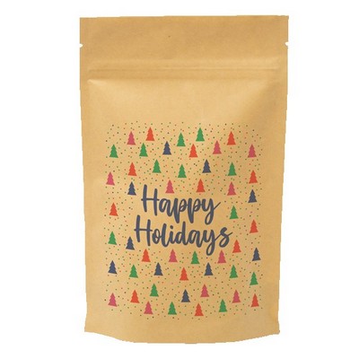 Bold Christmas Trees Predesigned Kraft Barrier Pouch (5"W x 8"H x 2.5"D)