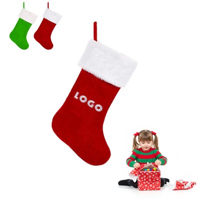 Large Knit Christmas Stocking