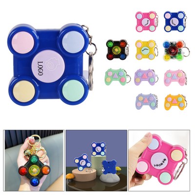 Mini Handheld Game Keychain