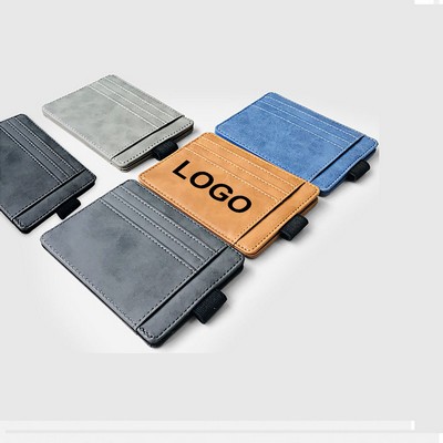 Genuine Leather Id Badge Holder