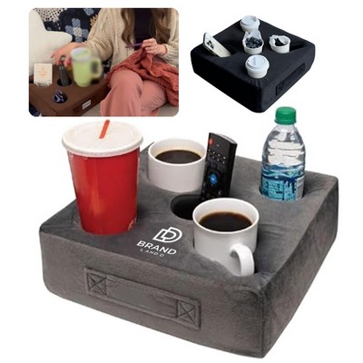 Cup Cozy Foam Pillow Holder For Couch And Bed