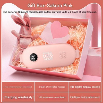 Menstrual Heating Pad Gift Box Packaging With A Handbag Included