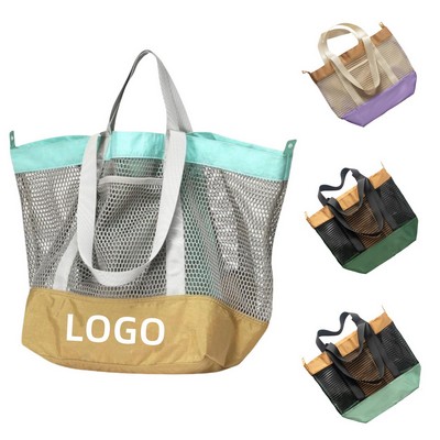 Mesh Beach Tote Bag