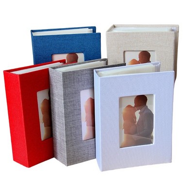 Fabric Cover 4x6 Photo Album 100 Page Insert Style
