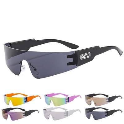 Women Vintage Rimless Sunglasses