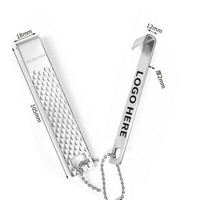 Stainless Steel Mini Bottle Opener Keyring