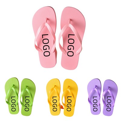 Colorful PVC Beach Flip-Flops