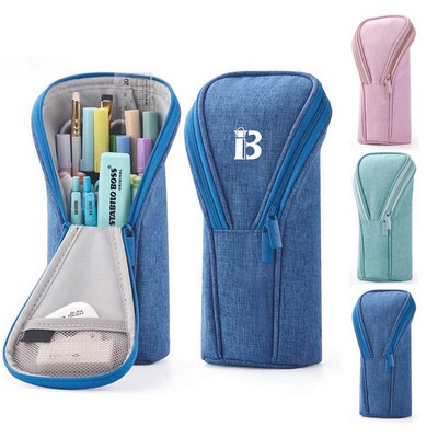 Portable Large Capacity Standing Pen Case