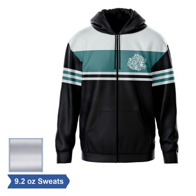 Unisex & Kids' Sublimation UPF Performance Full-Zip Hoodie