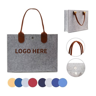 Eco-Friendly 3mm Felt Large Tote Bags