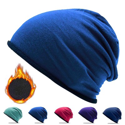 Slouchy Knit Beanie Hat For Women Winter Soft Warm Ladies Laightweight Slouch Knitted Skull Cap