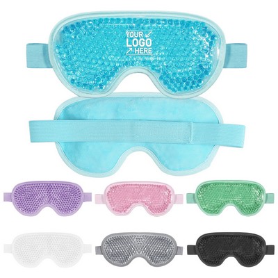 Reusable Cooling & Warming Gel Eye Mask - Relief for Puffy Eyes Headache and Stress
