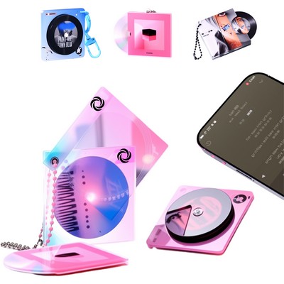 Acrylic NFC Record Keychain