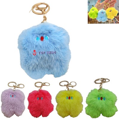 Plush Animal Keychain