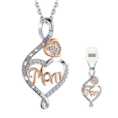 Mom Double Love Necklace