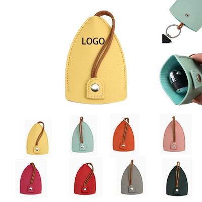 Soft PU Leather Pull Out Key Case Holder