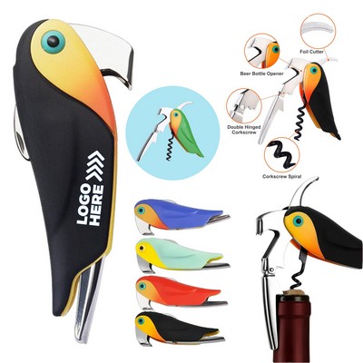 Parrot Shaped Multifunctional Wine Opener