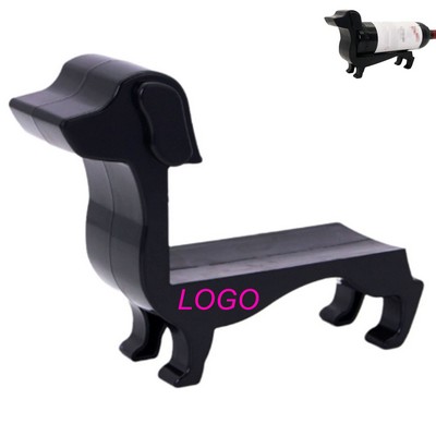 Plastic Cute Dachshund Wine Bottle Holder Wine Rock